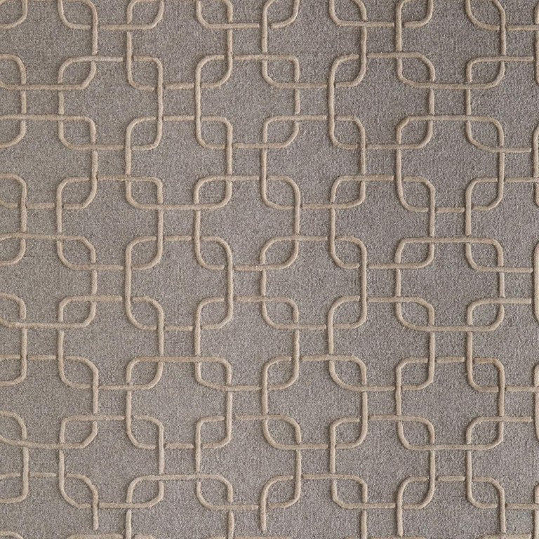 HomeRoots 8 Foot by 10 Hand Tufted Wool Floral Rug in Plush Cut Pile for Any Room 722242