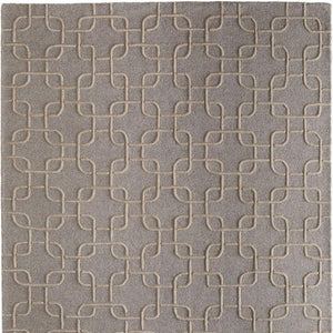 8 Foot by 10 Hand Tufted Wool Floral Rug in Plush Cut Pile for Any Room