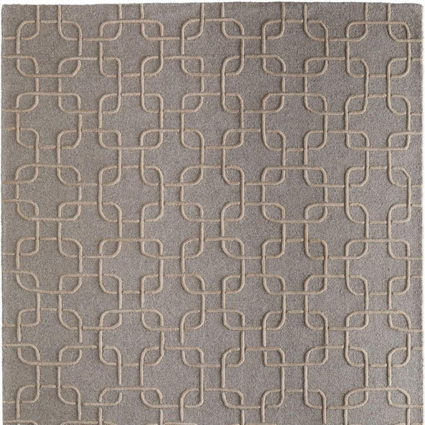 8 Foot by 10 Hand Tufted Wool Floral Rug in Plush Cut Pile for Any Room