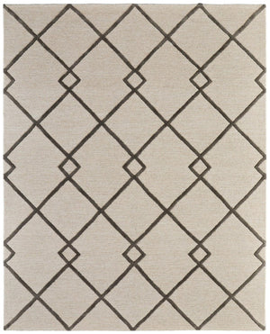 3 X 5 Hand Tufted Wool Floral Area Rug in Blue Ivory for Classic Interiors