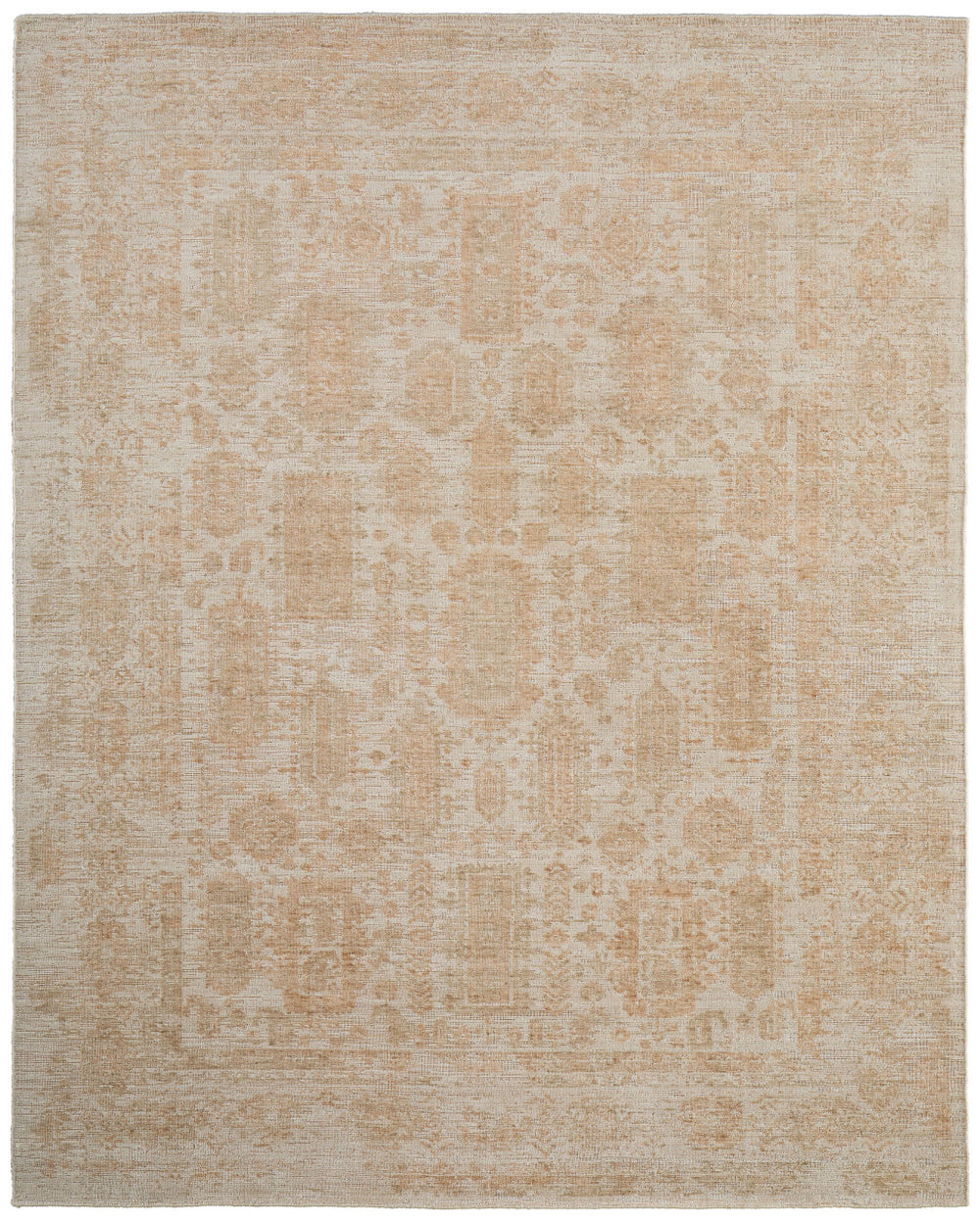 HomeRoots 2x3 Hand Knotted Rayon Area Rug Oriental Motif Blue Ivory Entryway Accent 722275