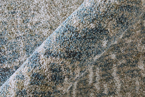 9 X 12 Abstract Plush Area Rug Power Loomed Polypropylene for Living Rooms
