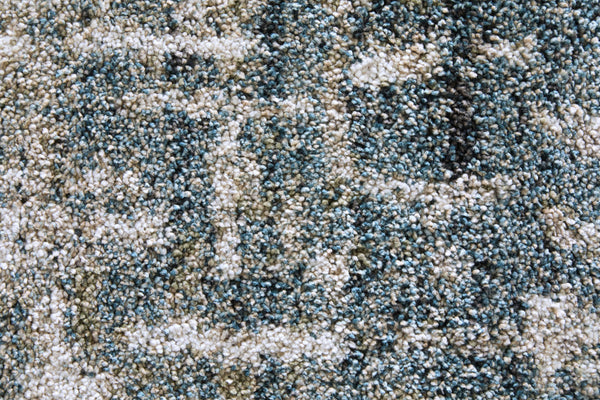 9 X 12 Abstract Plush Area Rug Power Loomed Polypropylene for Living Rooms