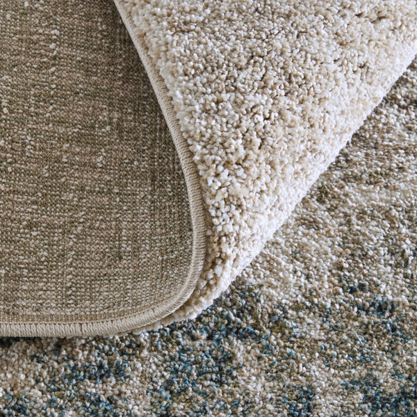 9 X 12 Abstract Plush Area Rug Power Loomed Polypropylene for Living Rooms