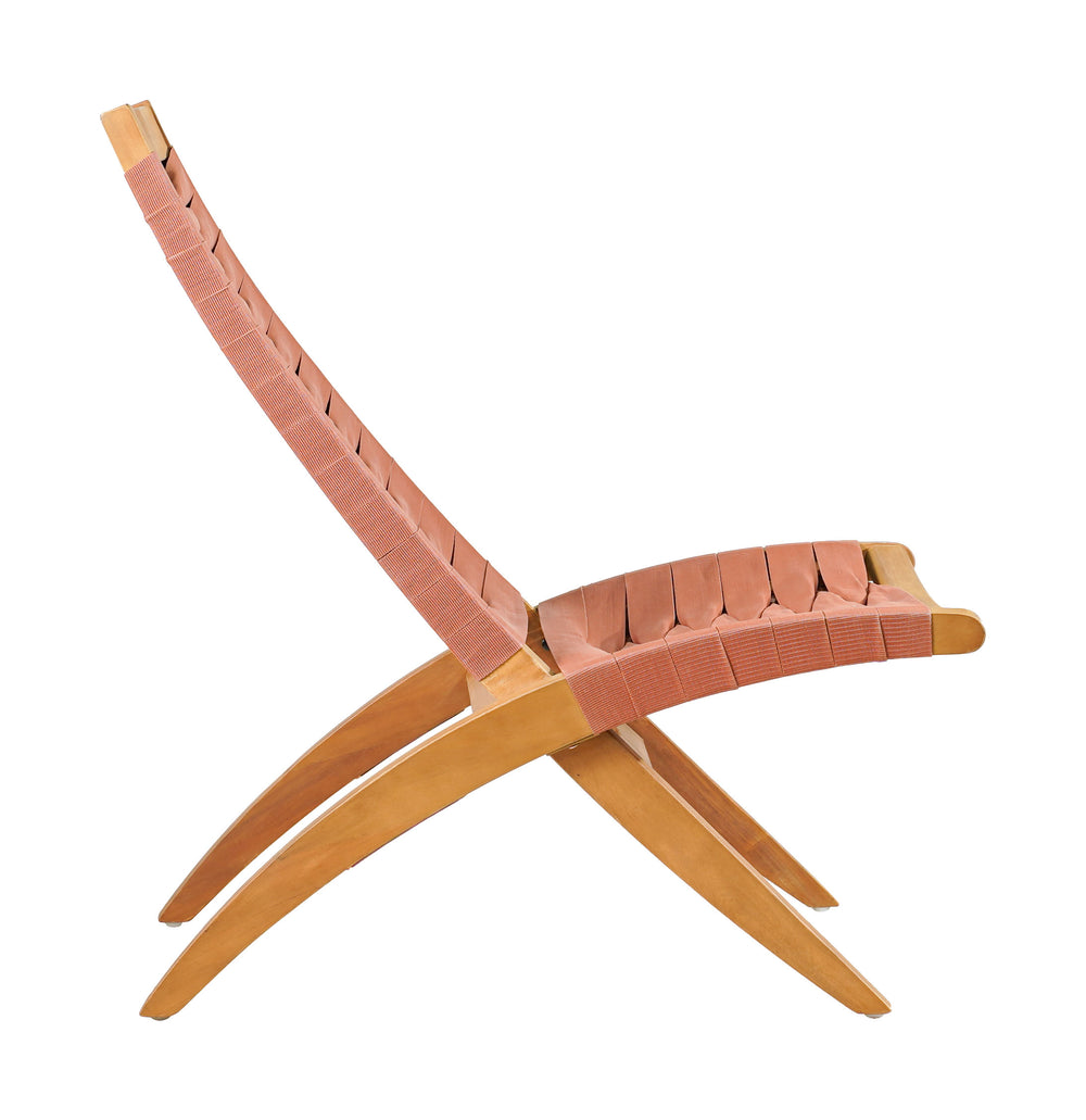 Zuo Modern Rova Lounge Chair Terracotta - Modern Acacia & Synthetic Rattan Design For Elegant Interiors Brown Solid Acacia Wood,Nylon 704178-zuo-modern