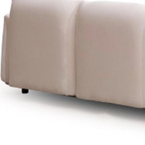 98 Inch Velvet Upholstered Sofa Elegant Living Room Seating in Plush Fabric