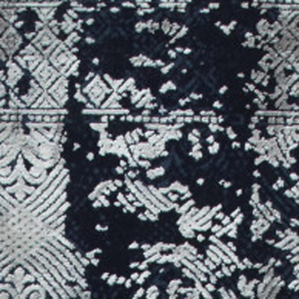 Viscose Area Rug Distressed Abstract Pattern with Fringed Tassels for Living Room Decor