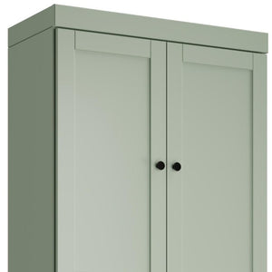 72 Inch Solid Wood Four Door Pantry Cabinet Freestanding Tall Kitchen Storage Unit