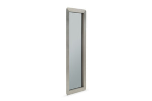 83 Inch Stainless Steel Leaning or Hanging Full Length Mirror in Silver