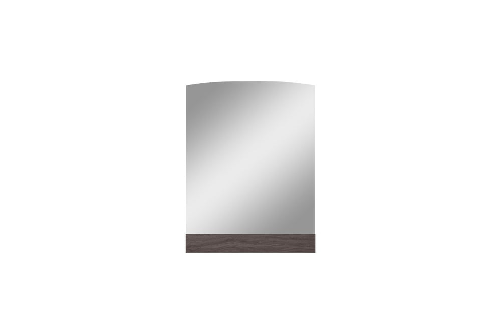 HomeRoots 47 Inch Chestnut Solid Wood Framed Dresser Mirror for Bedroom Vanity Decor 722878