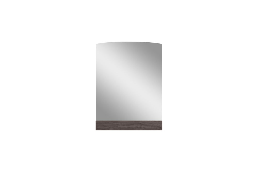 HomeRoots 47 Inch Chestnut Solid Wood Framed Dresser Mirror for Bedroom Vanity Decor 722878