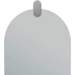 43 Inch Oval Frameless Wall Mirror Sleek Minimalist Design for Modern Living Spaces