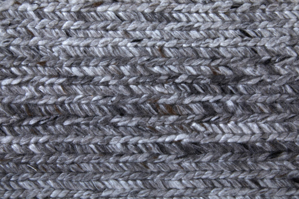 Hand Knotted Gray Ivory Stain Resistant Transitional Indoor Outdoor Artisan Area Rug