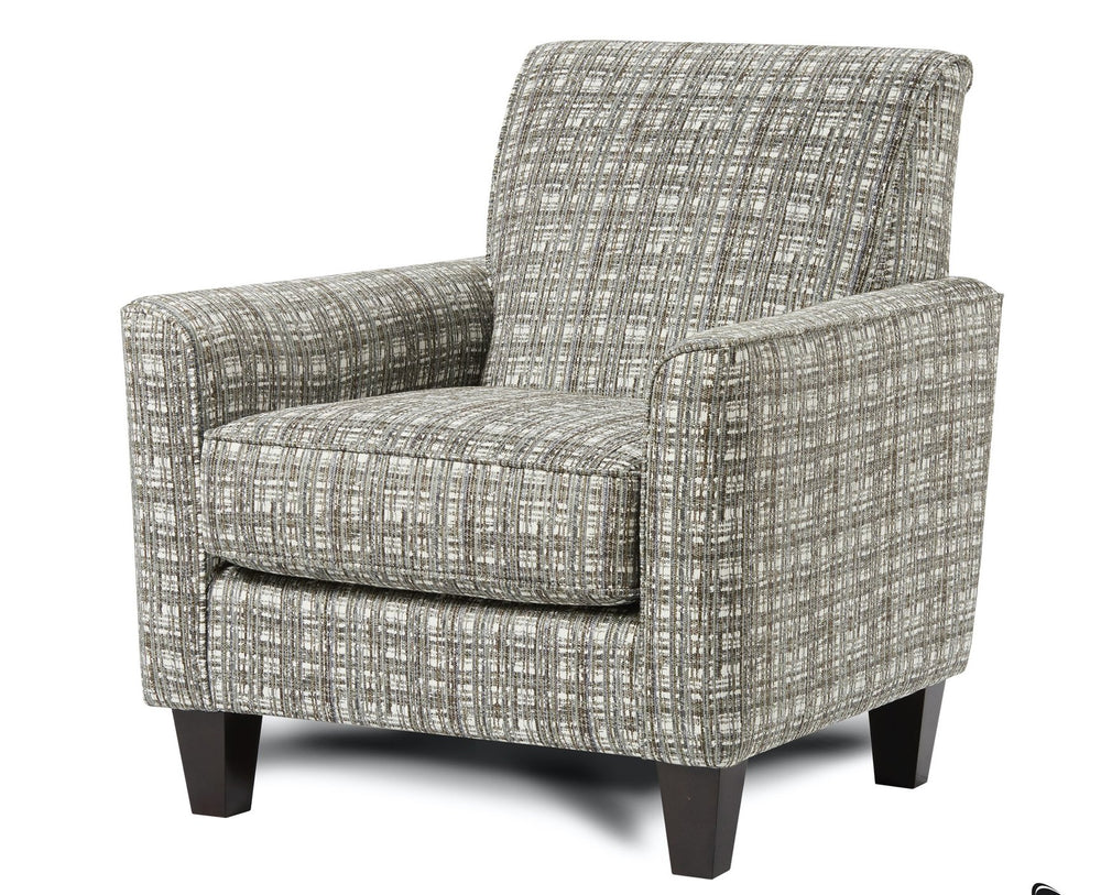 Fusion Macarena Marine Accent Chair - Durable, Stylish Design With Reversible Cushion & Coffee Finish Legs Multi Ws,2% Polyester,98% Polypropylene 722 Potlatch Marine Accent Chair