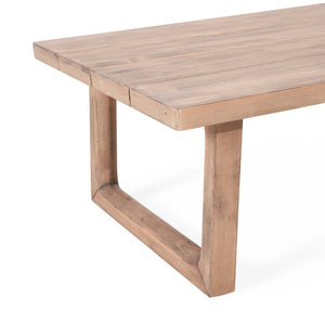 English Elm 4-pieces Acacia Hardwood Outdoor Conversation Set with Deep Cushions for Porch Decks 72310.00BBGE-2_73020.00BBGE