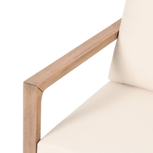 English Elm Outdoor Solid Acacia Hardwood Club Chair with Thick Water Resistant Cushion for Patio 72310.00BBGE