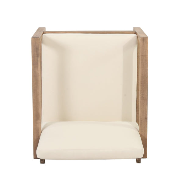 English Elm Outdoor Solid Acacia Hardwood Club Chair with Thick Water Resistant Cushion for Patio 72310.00BBGE