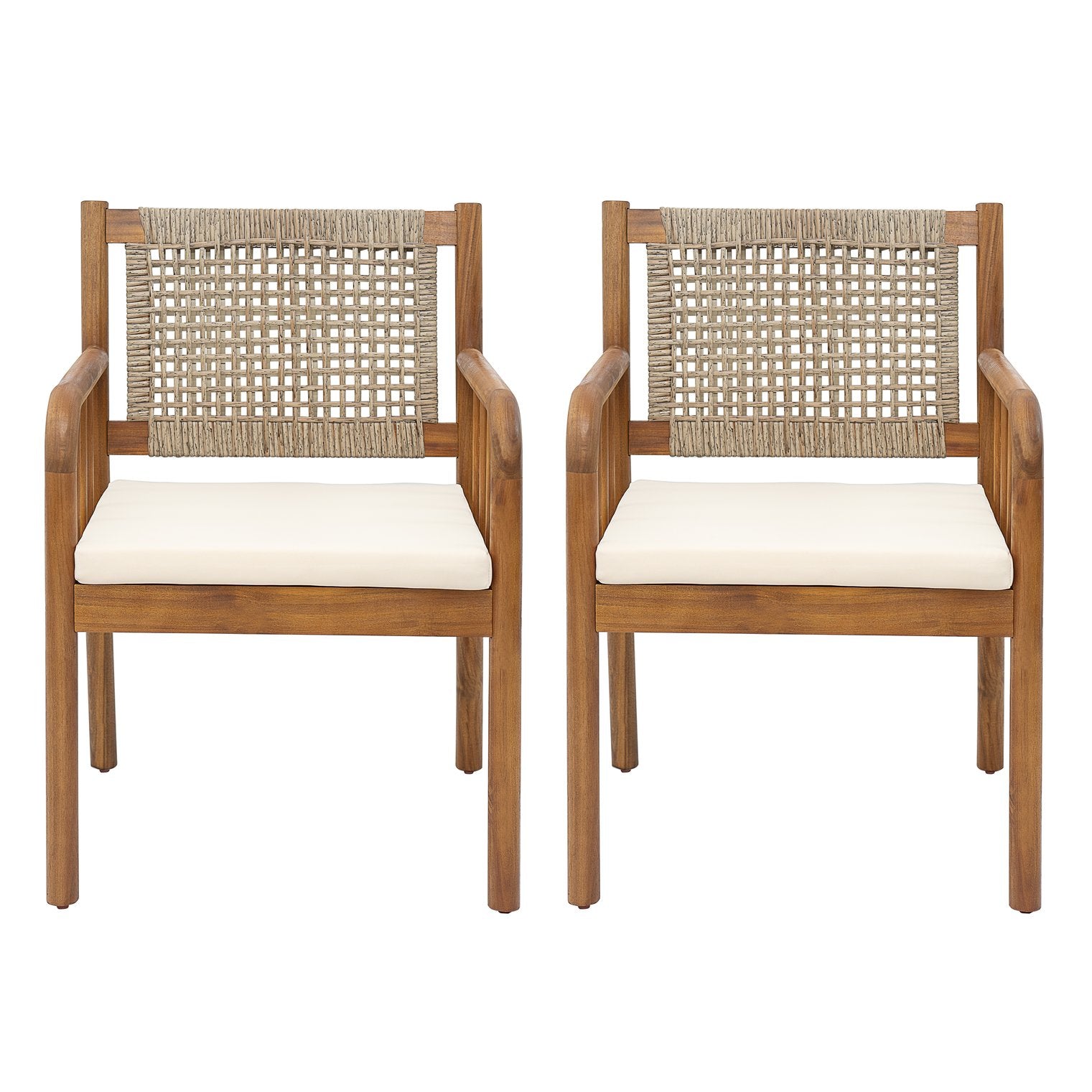 Christopher Knight Home Porto Outdoor Dining Chair Set of 2 - Thumbnail 4