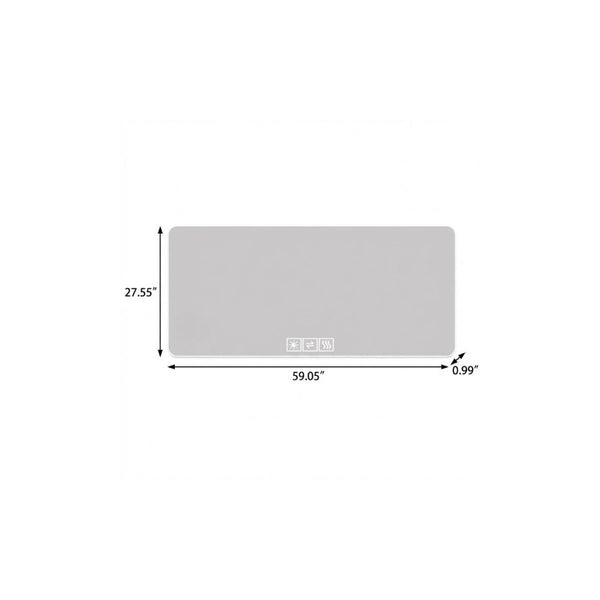28 Inch Led Illuminated Wall Mounted Vanity Mirror with Anti Fog Technology