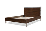 VIG Furniture Eastern King Nova Domus Conner Modern Dark Walnut & Concrete Bedroom Set VGAN-CONNER-SET-DK-EK