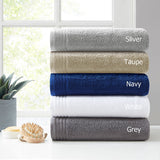 510 Design Big Bundle Casual 100% Cotton Quick Dry 12 Piece Bath Towel Set 5DS73-0202 Indigo