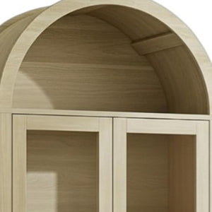 70 Inch Tall White Wood Freestanding Pantry Cabinet with Double Doors for Kitchen
