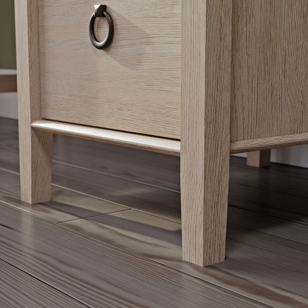 English Elm Desk, Versatile Brown Oak Finish For Home Office With Spacious Surface And Organized Storage Solutions B356P367780