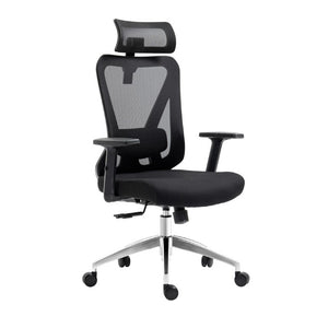 Black Ergonomic Rolling Swivel Chair with Adjustable Height for Modern Home Offices