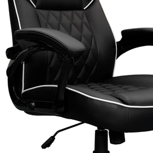 Ergonomic Swivel Rolling Executive Chair with Adjustable Height for Modern Home Office Comfort