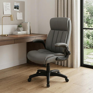 Ergonomic Swivel Rolling Executive Chair with Adjustable Height for Modern Home Office Comfort