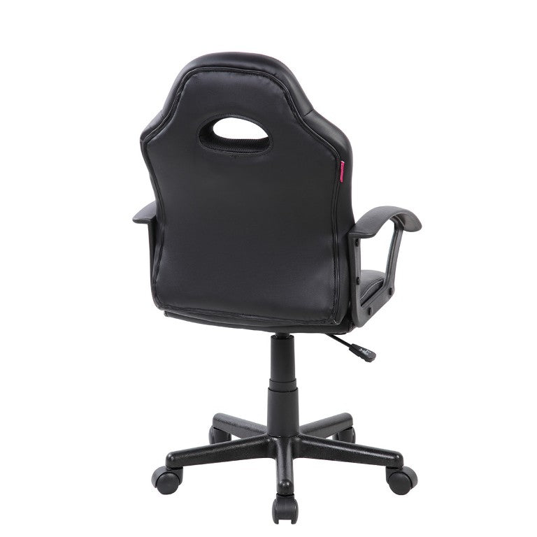 HomeRoots Blue Ergonomic Swivel Desk Chair with Height Adjustment for Gaming Setups 724218