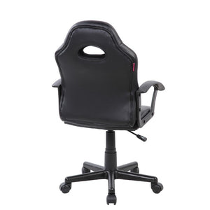 Blue Ergonomic Swivel Desk Chair with Height Adjustment for Gaming Setups