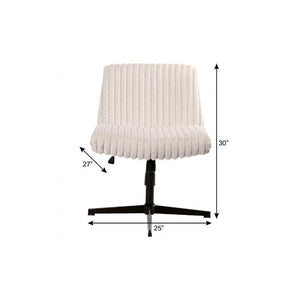 Faux Fur Swivel Gaming Chair with Adjustable Height Rolling Base for Modern Setups