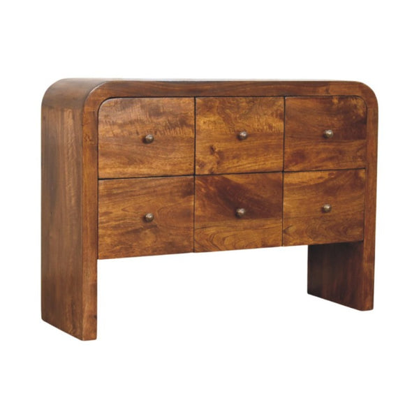 43 Inch Solid Wood Sideboard Buffet Cabinet for Dining Room Storage and Display