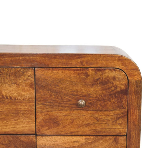 43 Inch Solid Wood Sideboard Buffet Cabinet for Dining Room Storage and Display