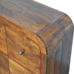 43 Inch Solid Wood Sideboard Buffet Cabinet for Dining Room Storage and Display