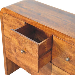 43 Inch Solid Wood Sideboard Buffet Cabinet for Dining Room Storage and Display