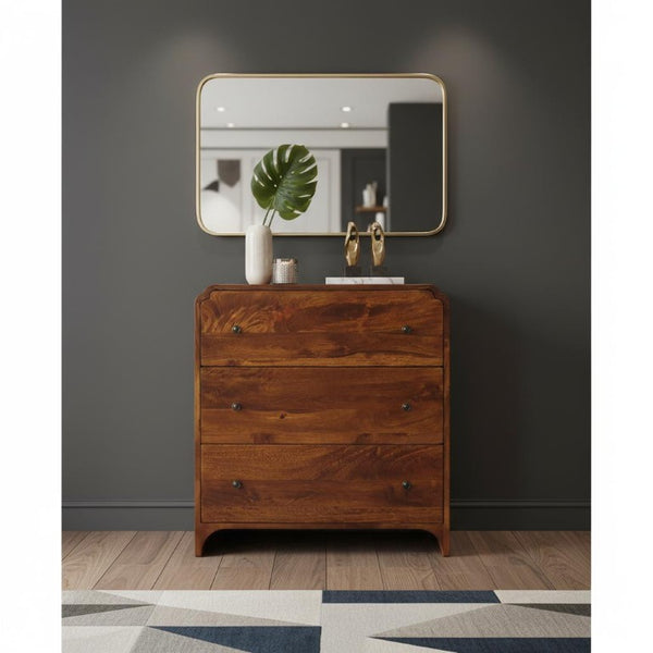 28 Inch Solid Wood Sideboard Buffet Cabinet for Entryway Dining Room Storage