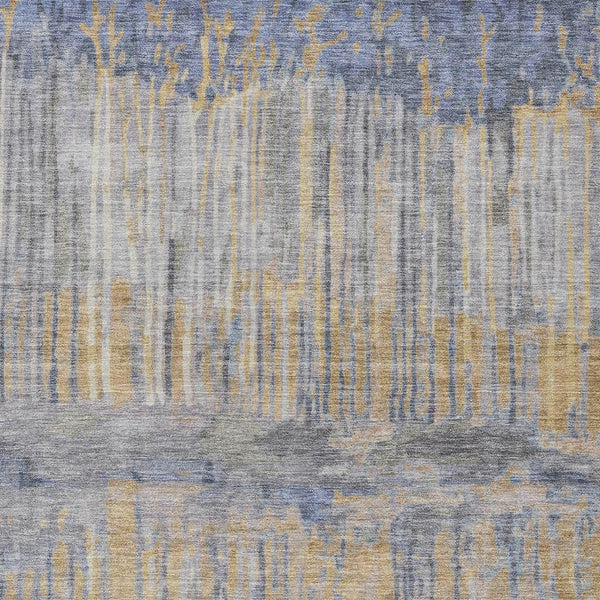 Abstract Washable Polyester Area Rug for Indoor Outdoor Patios Living Rooms and High Traffic Zones
