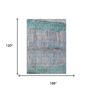 Abstract Washable Polyester Area Rug for Indoor Outdoor Patios Living Rooms and Foyers