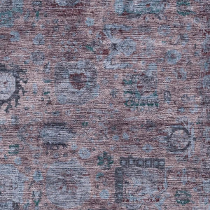 Abstract Washable Polyester Area Rug Low Pile for Indoor Outdoor Living Spaces and Patios