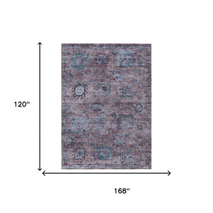 Abstract Washable Polyester Area Rug Low Pile for Indoor Outdoor Living Spaces and Patios