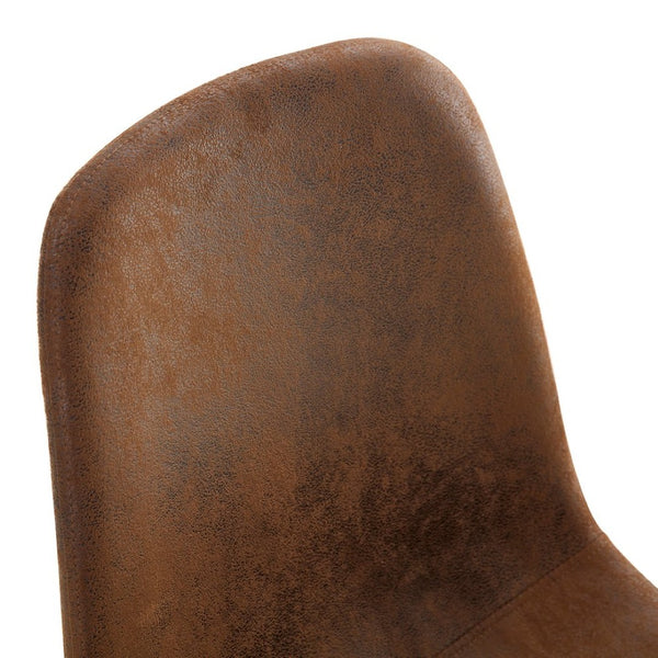 English Elm Table and Chair Set Adjustable Height Mdf Wood Grain Top with 4 Upholstered Seats Brown,Golden W1151S04092