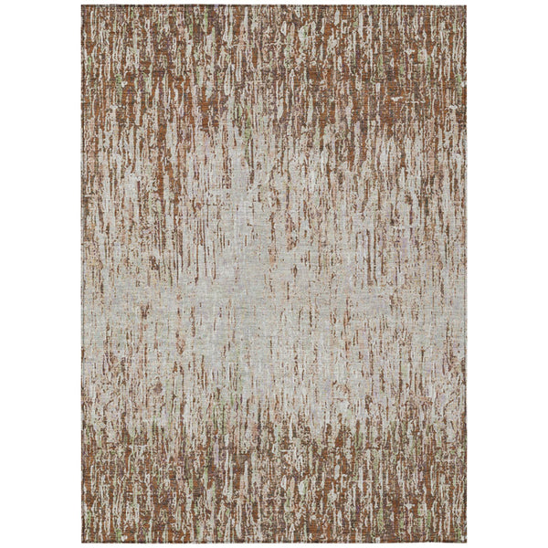 8 X 10 Striped Washable Polyester Area Rug for Patios Living Rooms and Entryways