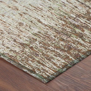 9x12 Striped Polyester Area Rug Washable Indoor Outdoor Patio Entryway Decor