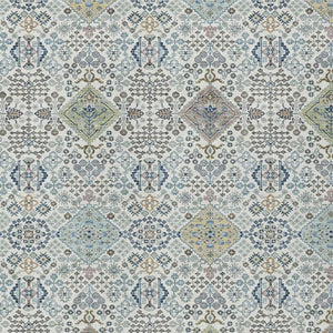 Washable Oriental Polyester Area Rug for Indoor Outdoor Patio and Living Room Spaces