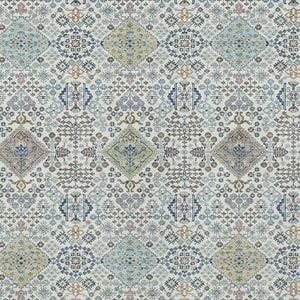 Washable Oriental Polyester Area Rug for Indoor Outdoor Patio and Living Room Spaces
