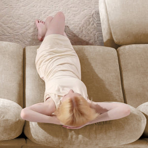 English Elm Modular L-Shaped Sectional Sofa With Movable Ottoman, Premium Chenille, Ergonomic Comfort Design W714S01378