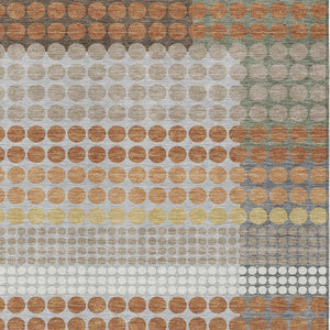 Geometric Polyester Area Rug Washable Stain Resistant Bold Modern Indoor Outdoor Patio Decor