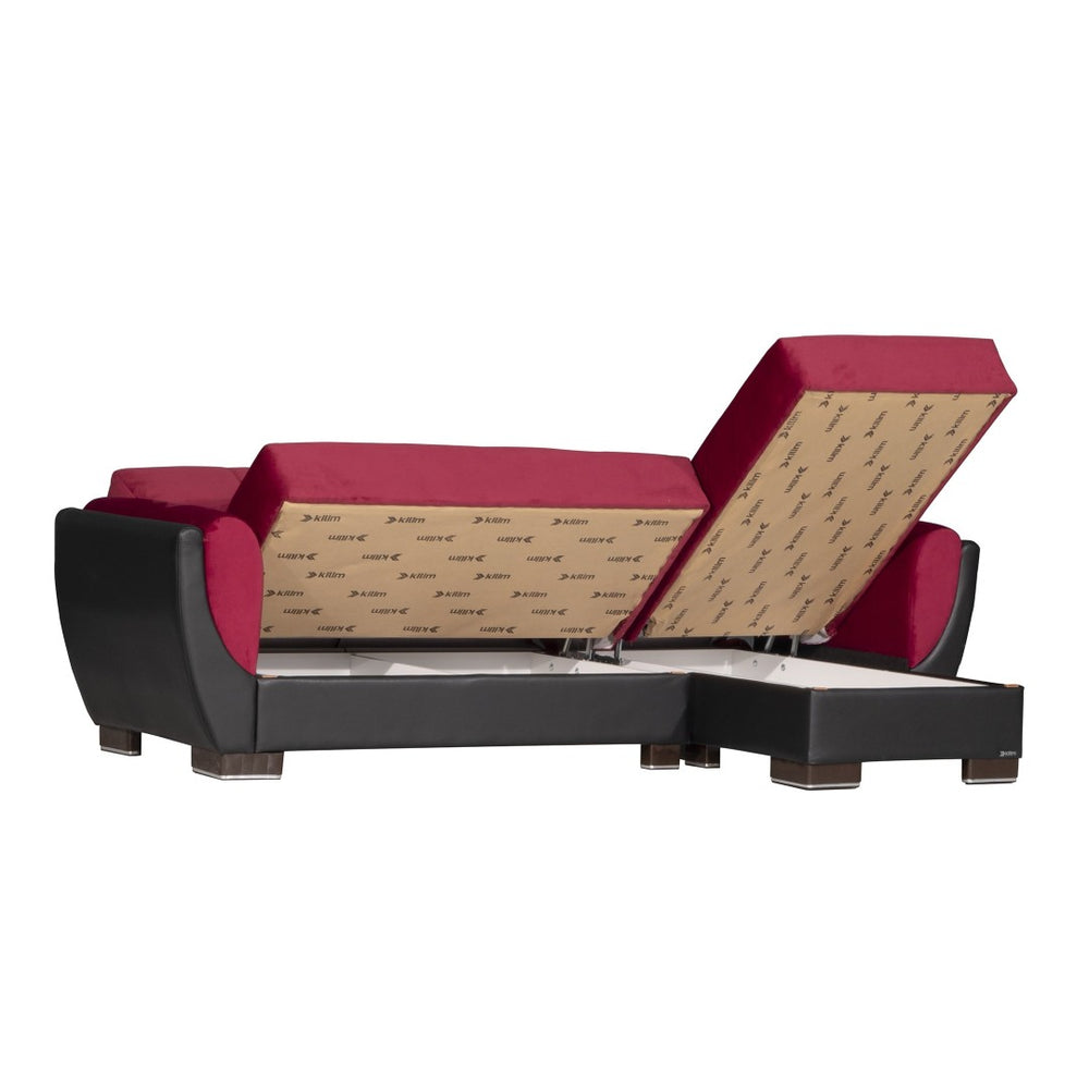 English Elm Primenest Upholstered Convertible Chaise Lounge With Storage - Stylish, Comfortable, And Versatile! B030P303520-GIGA